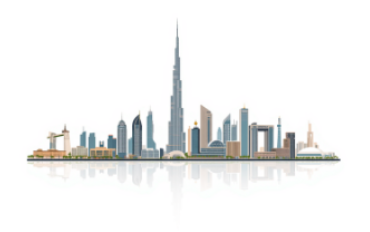 Study in Dubai Skyline
