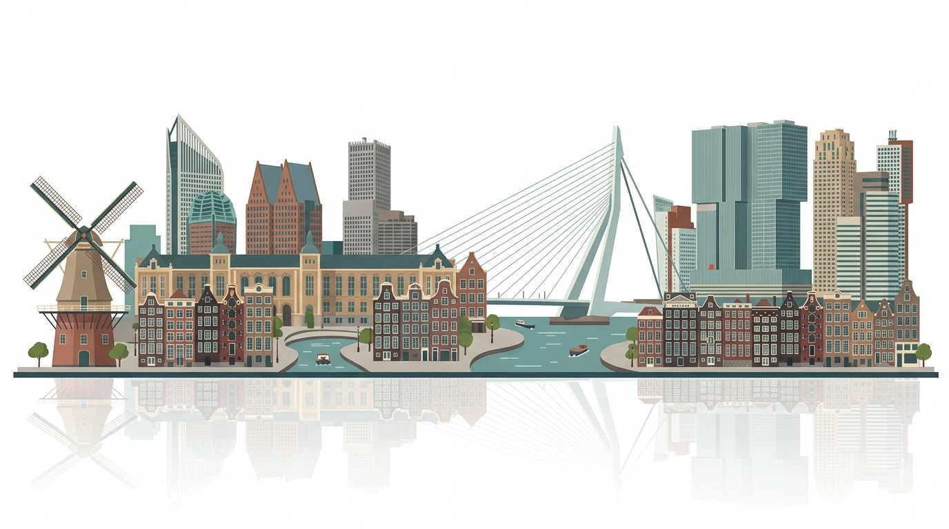 Study in Netherlands Skyline